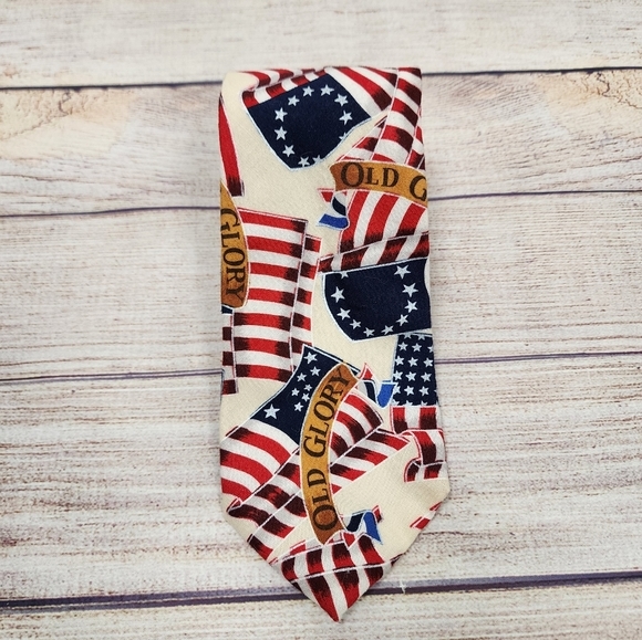 Other - USA American Flag Old‎ Glory Cotton Tie